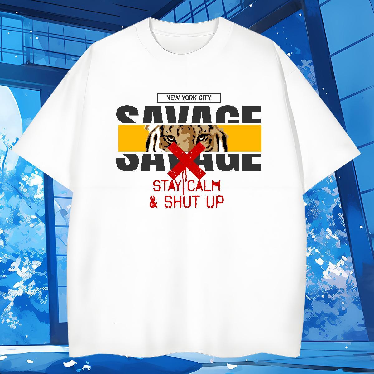 T-Shirts 230g Pure Cotton Casual Breathable Crew Neck DIY Printed Tshirt for Man Woman 2024 Designer Popular Wear