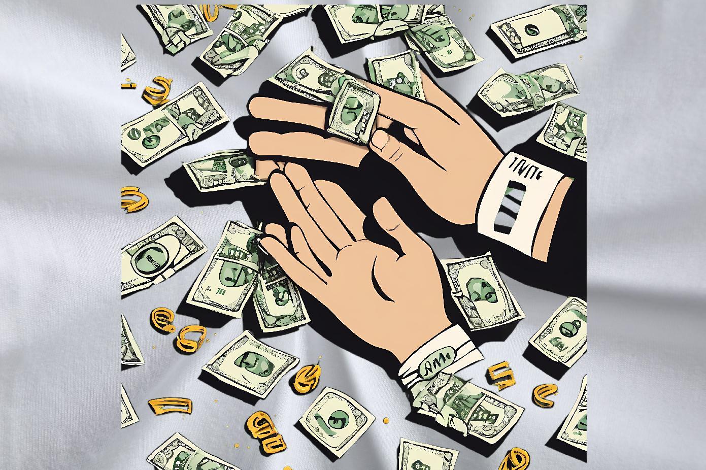 Brand Couples T Shirts 230g Pure Cotton Home Outdoor dollar Customized Crew Neck 2024 DIY T-Shirts for Men Tops