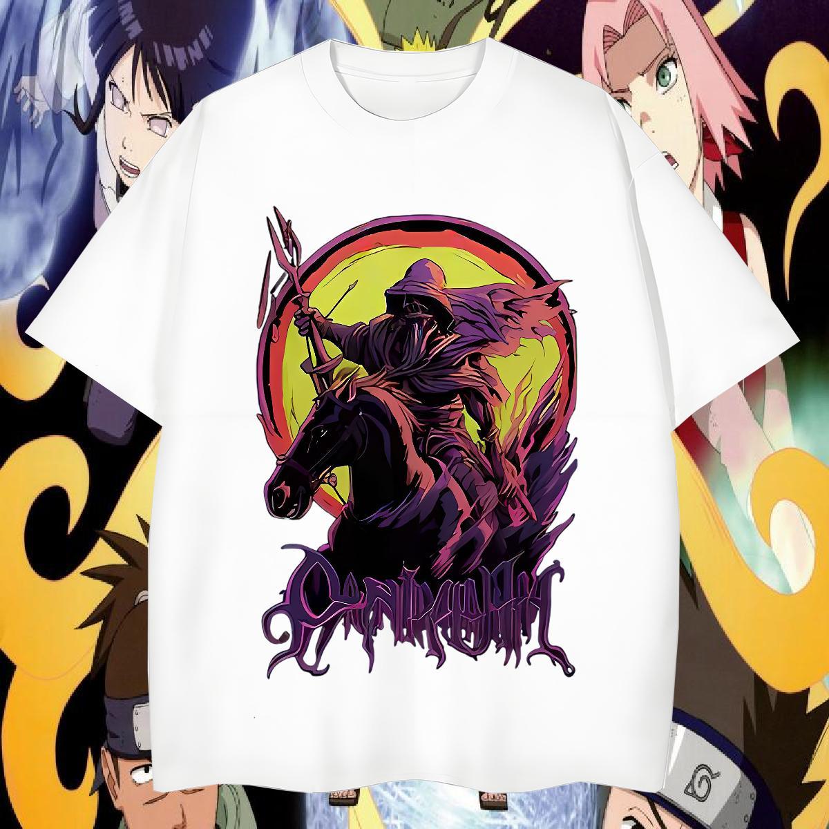 Fashion Men T Shirts 230g 100% Cotton horse High Street Hip Hop Clothes Short Sleeve Soft TOP Quality Couples T Shirts Custom Anime