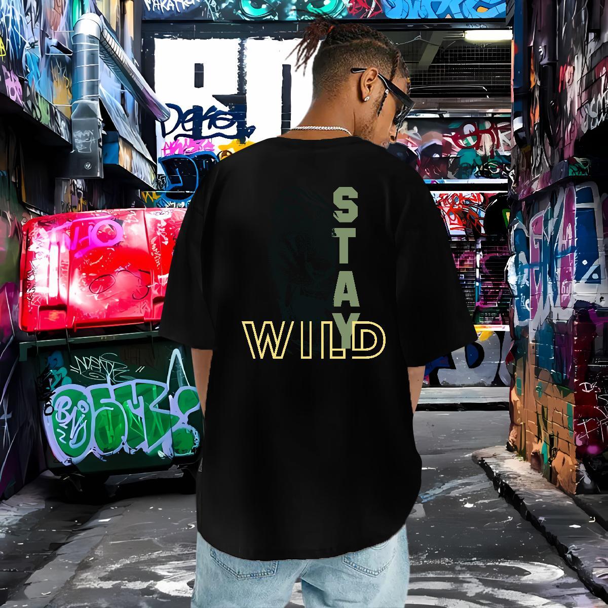 New Designer T Shirts Men 100% Cotton 230g Casual Daily Wear Tops Breathable Short Sleeve Classic Men Tops Tees DIY Anime