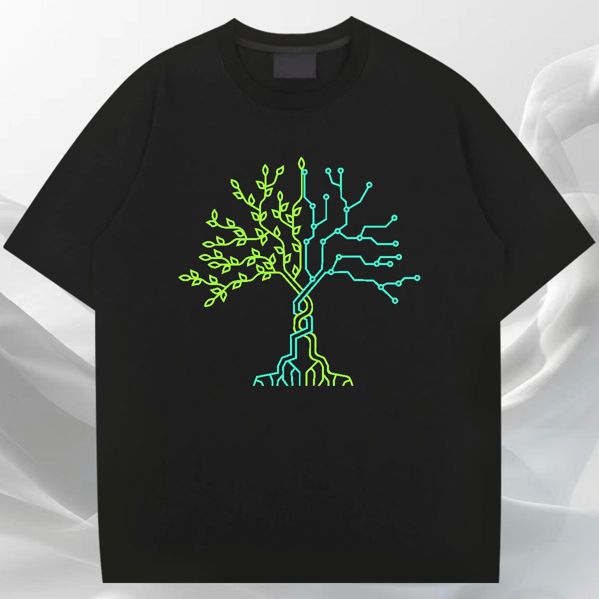 Loose Men Tees 230g 100% Cotton Street Wear Cartoon Print Short Sleeve Soft Fashion T shirt Clothes