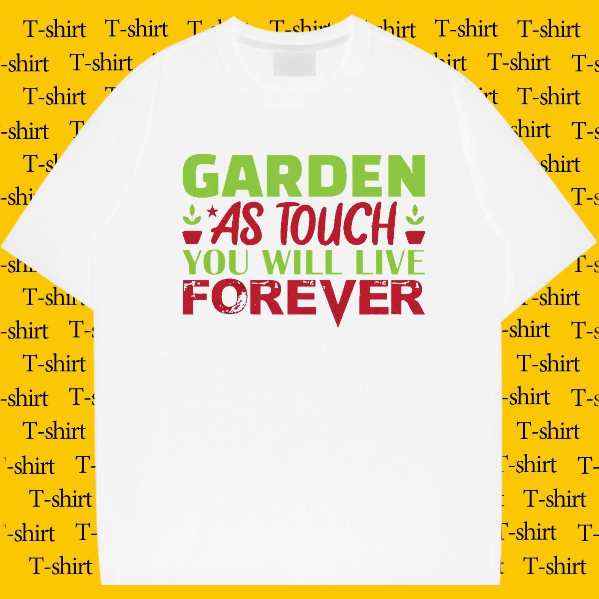 Unisex Tshirts 230g Pure Cotton Spring Summer letter DIY Anime Breathable Short Sleeve Fashion Design T Shirts Men Clothings