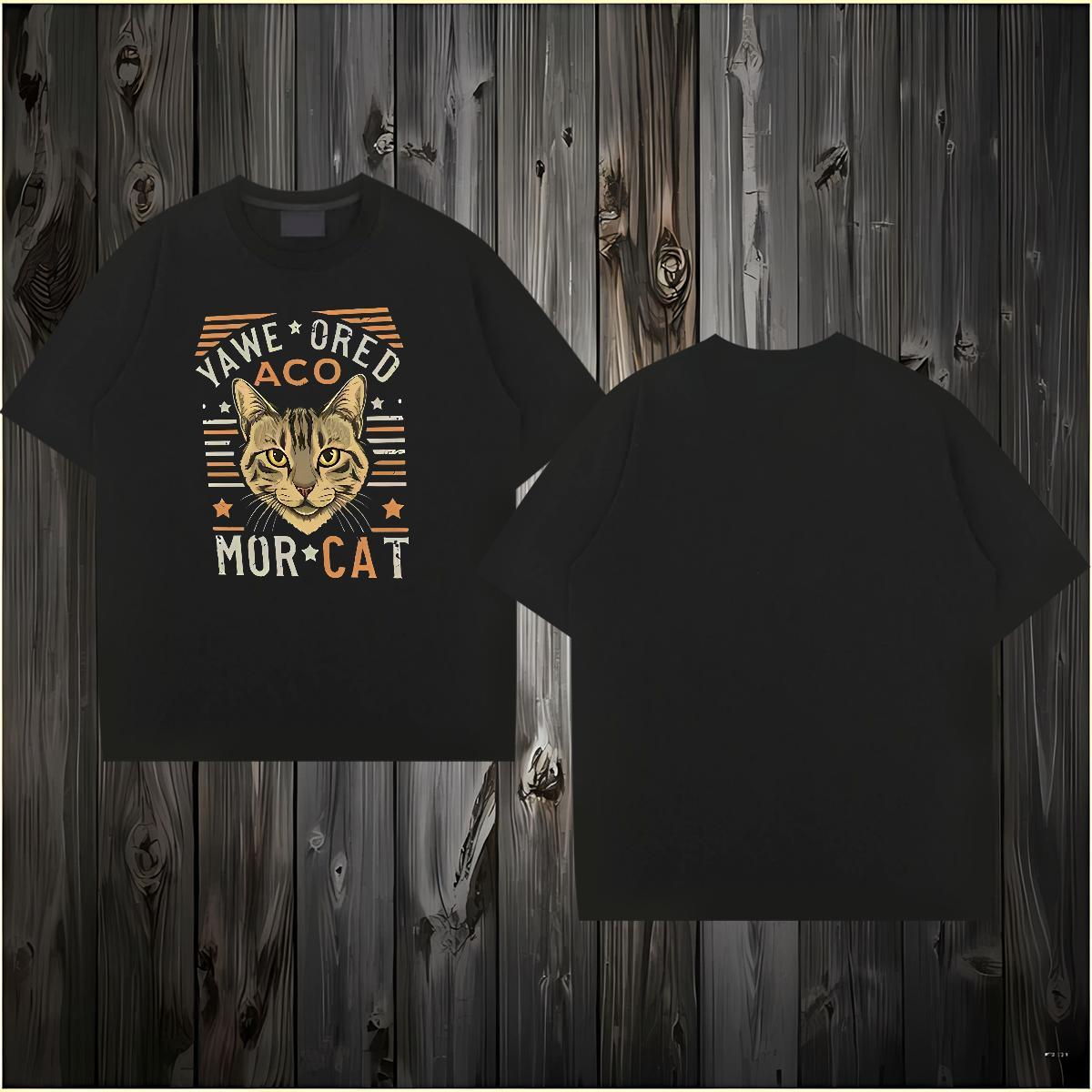 Classic Casual T-Shirts 230g Pure Cotton cute Hip Hop Tee Shirt Breathable TOP Quality Men Tshirts Custom Cartoon