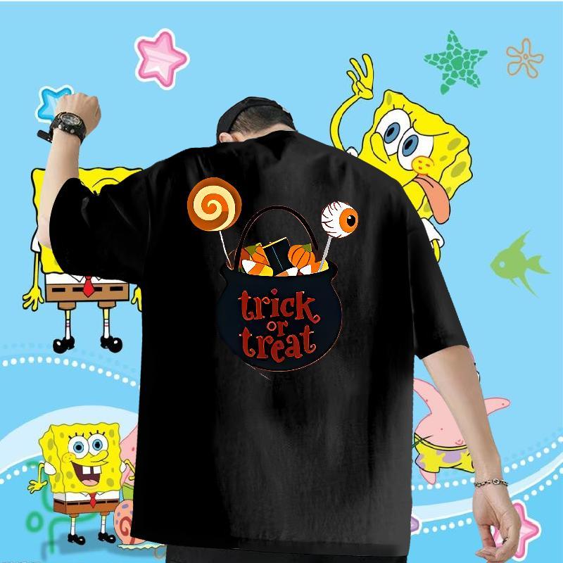 Casual New T Shirt For Man 230g Cotton halloween Casual Beach Wear Breathable Soft Free Shipping Tshirts Custom Printed