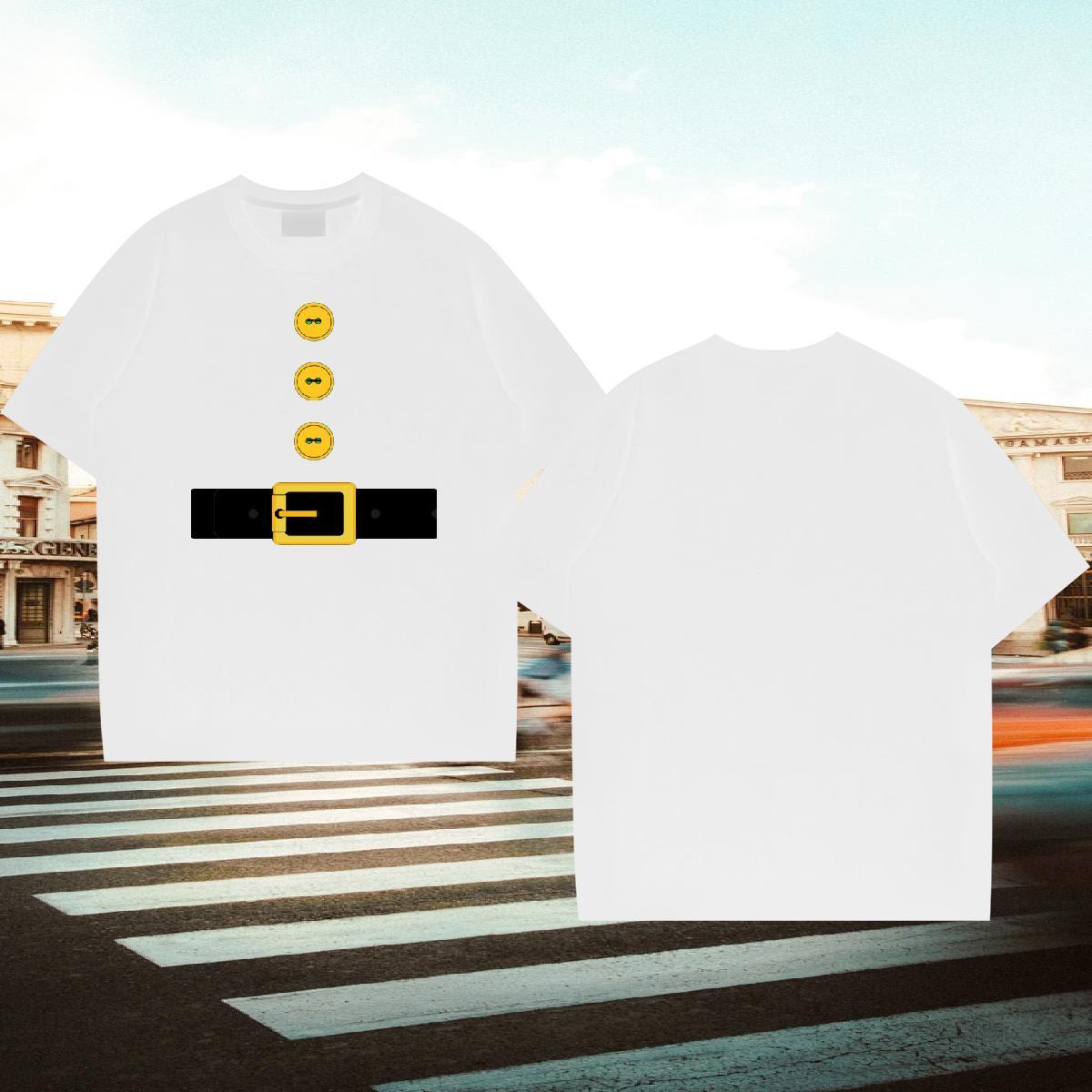 DIY Customized Man T Shirts 230g Cotton Christmas Street Wear Tops Tees Breathable Short Sleeve High Quality Men Tshirts DIY Logo Oversized