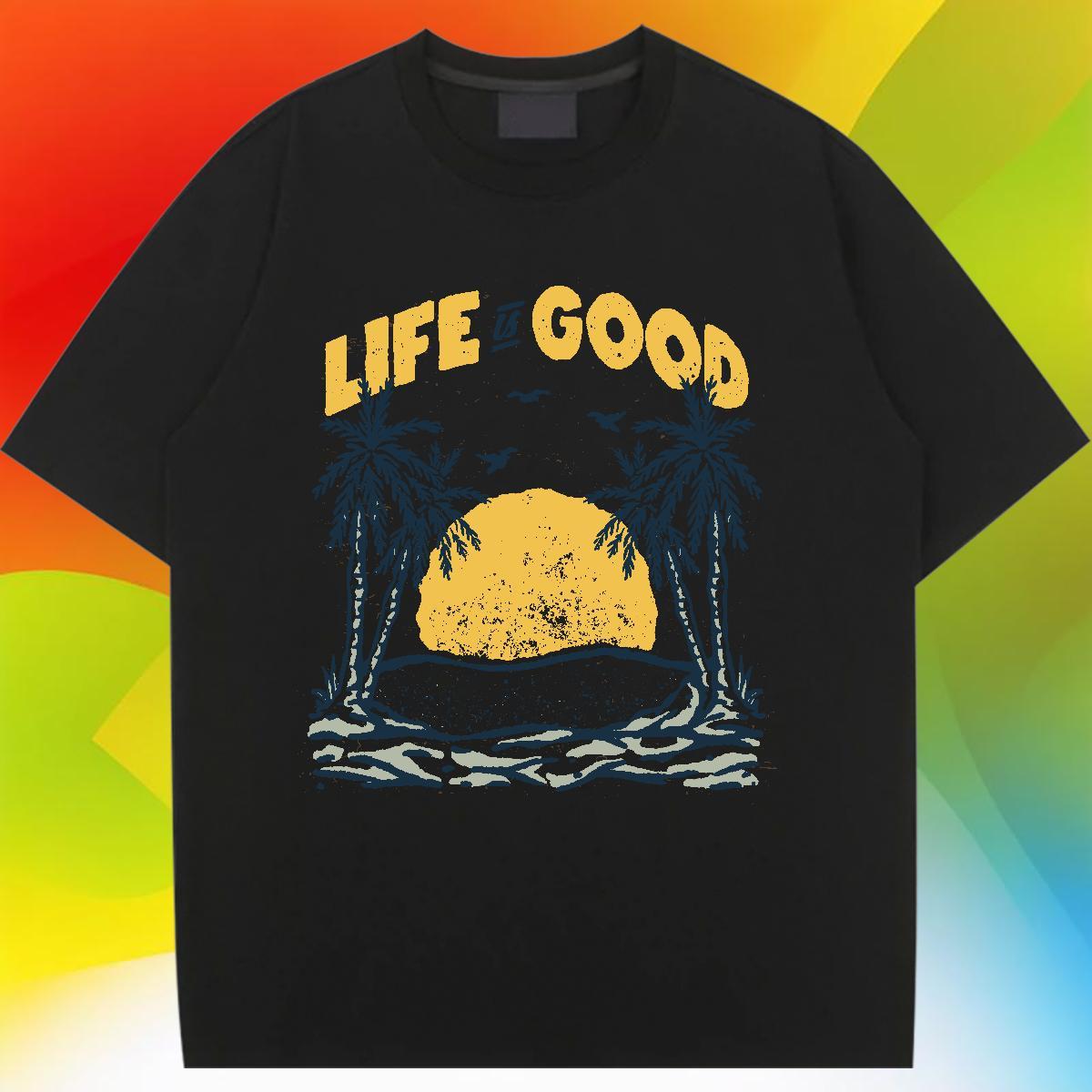 Loose fit T shirt Breathable Crew Neck Womens Tshirts Black White sea Summer Casual 100% Cotton 230g Designer Tops Shirt