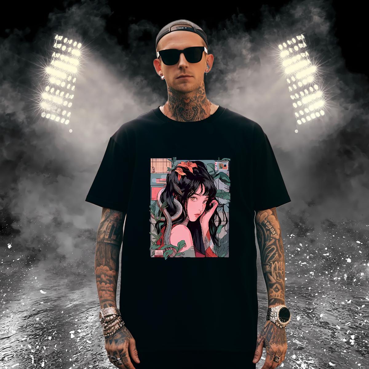 T-Shirts 230g 100% Cotton women Sports Casual Short Sleeve Soft Graphic Men Tees DIY Customized Popular Polos