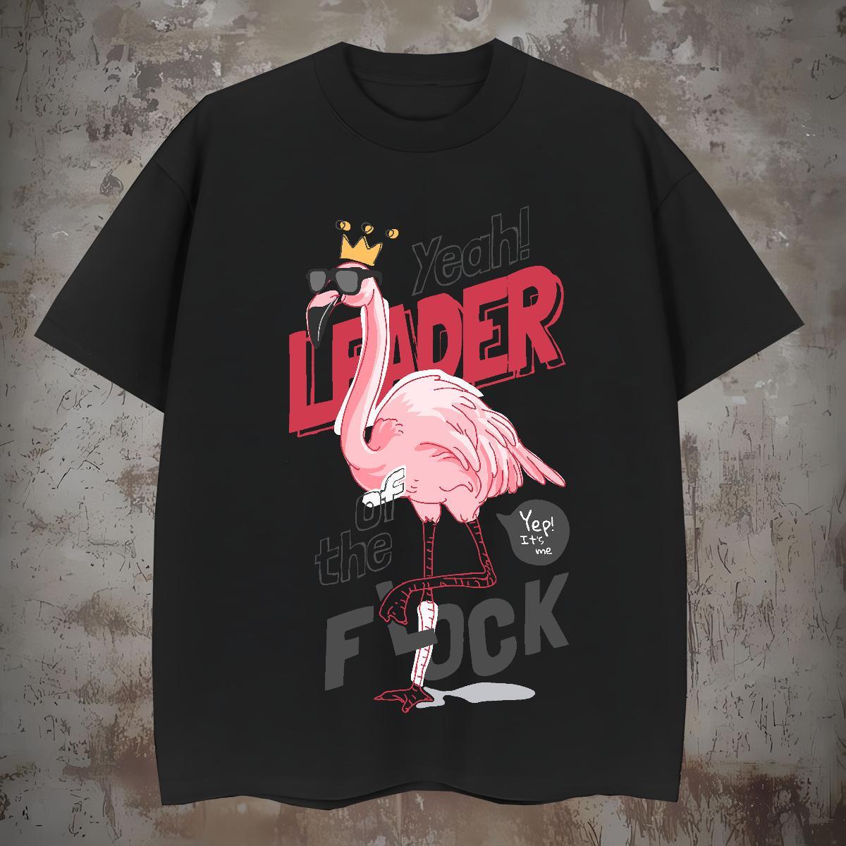 T Shirts Men 230g 100% Cotton bird Outdoor Breathable Crew Neck Floral Print Tshirt for Man Woman Brand Cool Polos