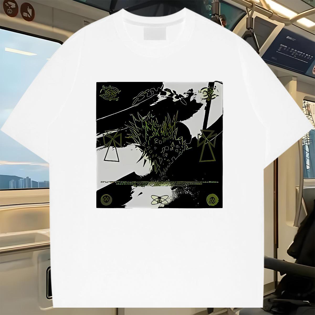 2024 Summer T shirt 230g 100% Cotton halloween Daily Wear Top Tees Breathable Comfortable Tshirt for Man Woman Oversized 4XL