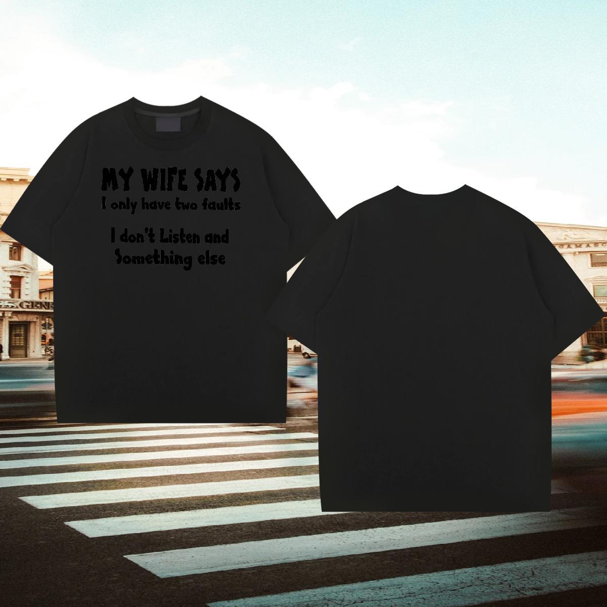 Free Shipping Tshirts 230g Cotton Casual Daily Wear letter Customized Breathable Soft Fashion T-Shirts Tops