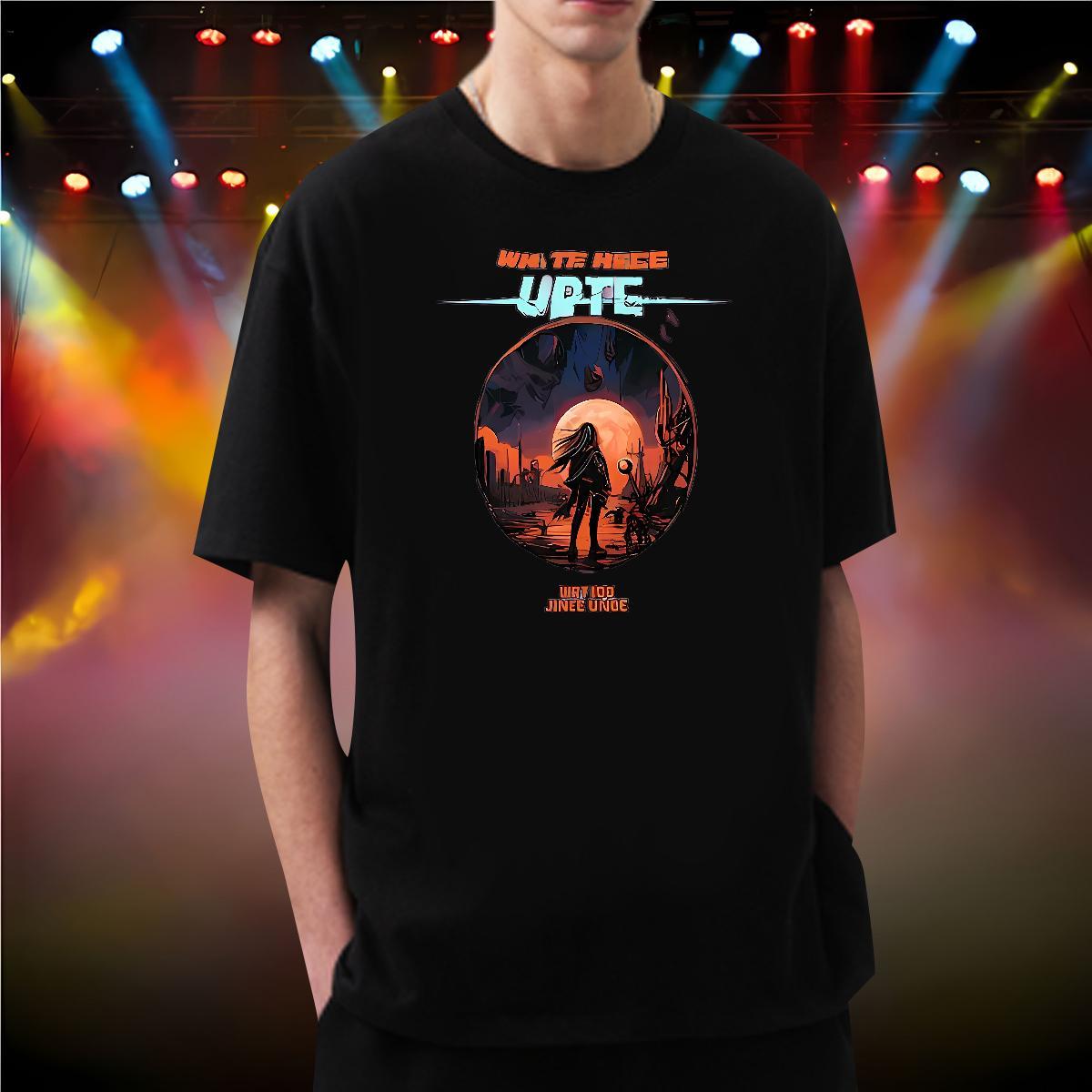 T Shirt For Man 230g Cotton person Street wear Hip Hop Breathable Short Sleeve Customized Print Men Tops Tees 2024 New Brand Tees Shirts