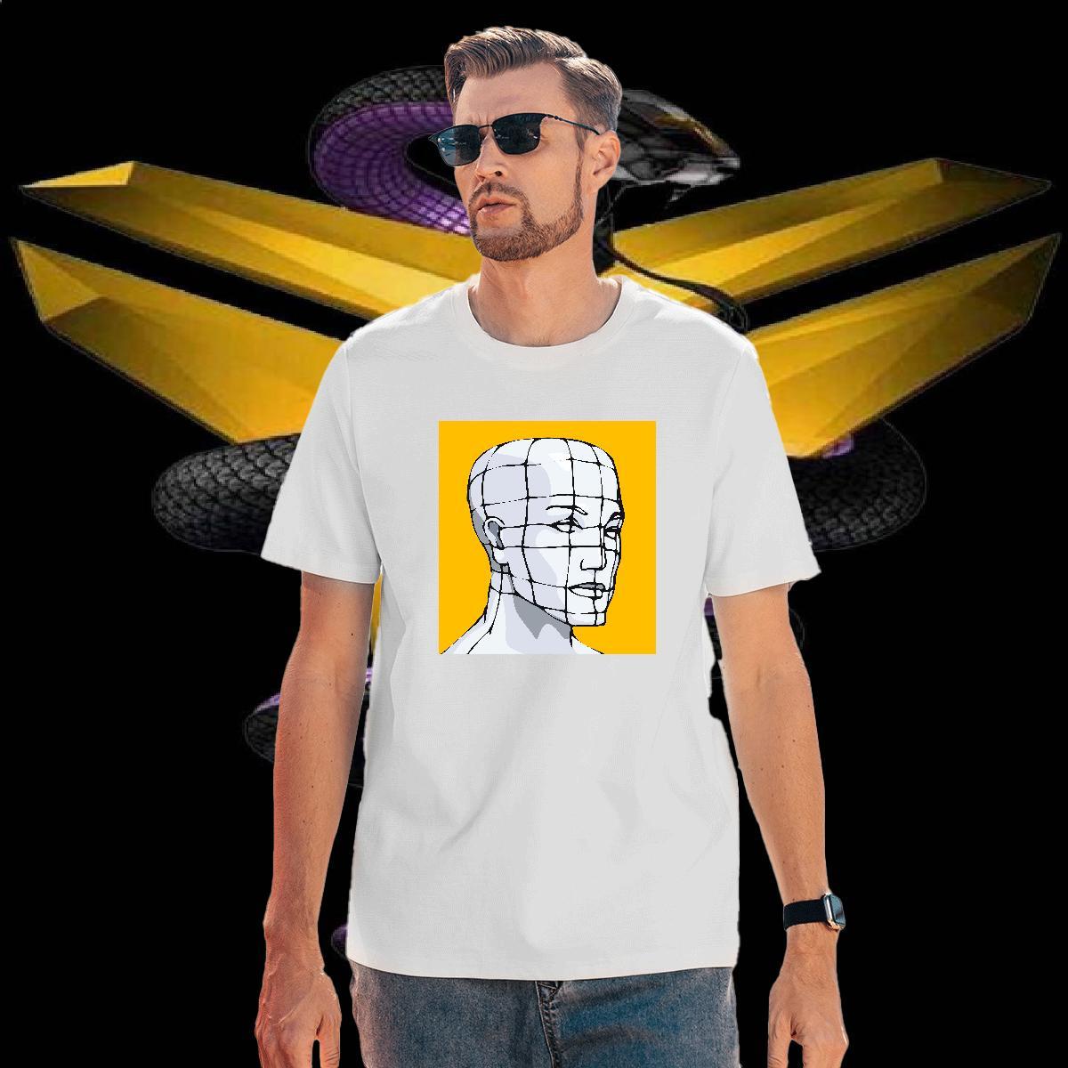 Man T Shirts 100% Cotton 230g portrait Sport O Neck Short Sleeves Customized Print Couples T Shirts New Designer Cool Design Tee Shirt