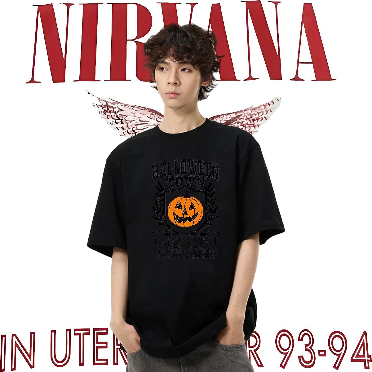 Stylist Man T Shirts 230g 100% Cotton pumpkin Hip Hop Street Tee Shirt Crew Neck Breathable Comfortable Couples T Shirts Custom Big Size