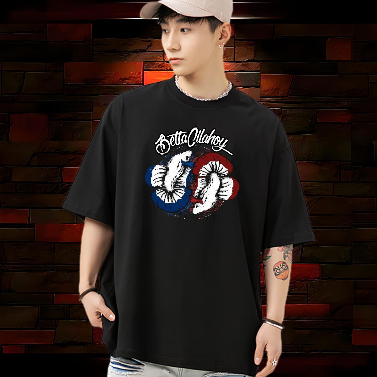 Factory Direct T shirt 230g Pure Cotton Home Outdoor Tops Shirt Short Sleeve Soft Loose Tshirt for Man Woman Black White