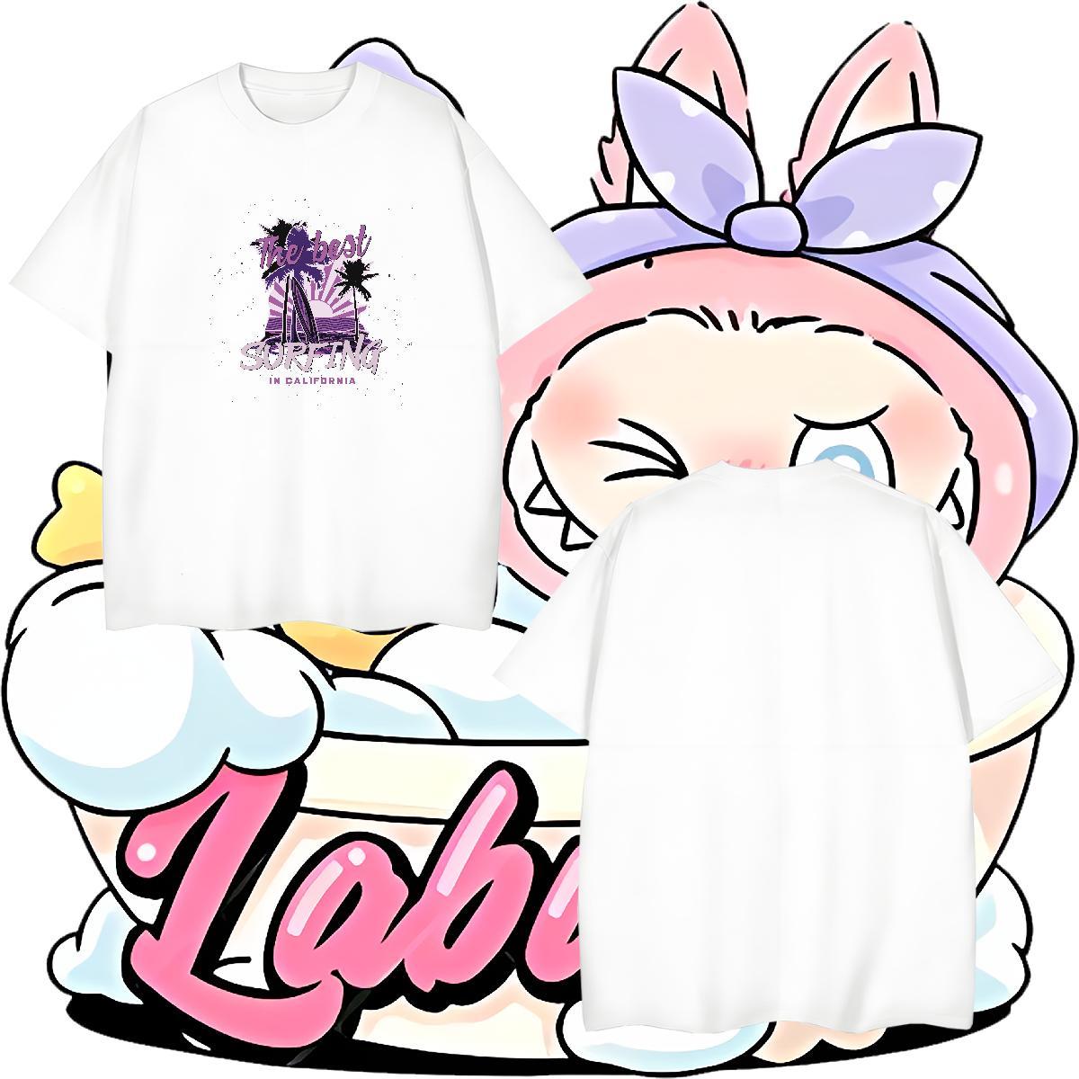 DIY Man T Shirts 230g Cotton tree Daily Wear Tops Tees Short Sleeve Soft Comfortable Men Clothes T-Shirt Anime