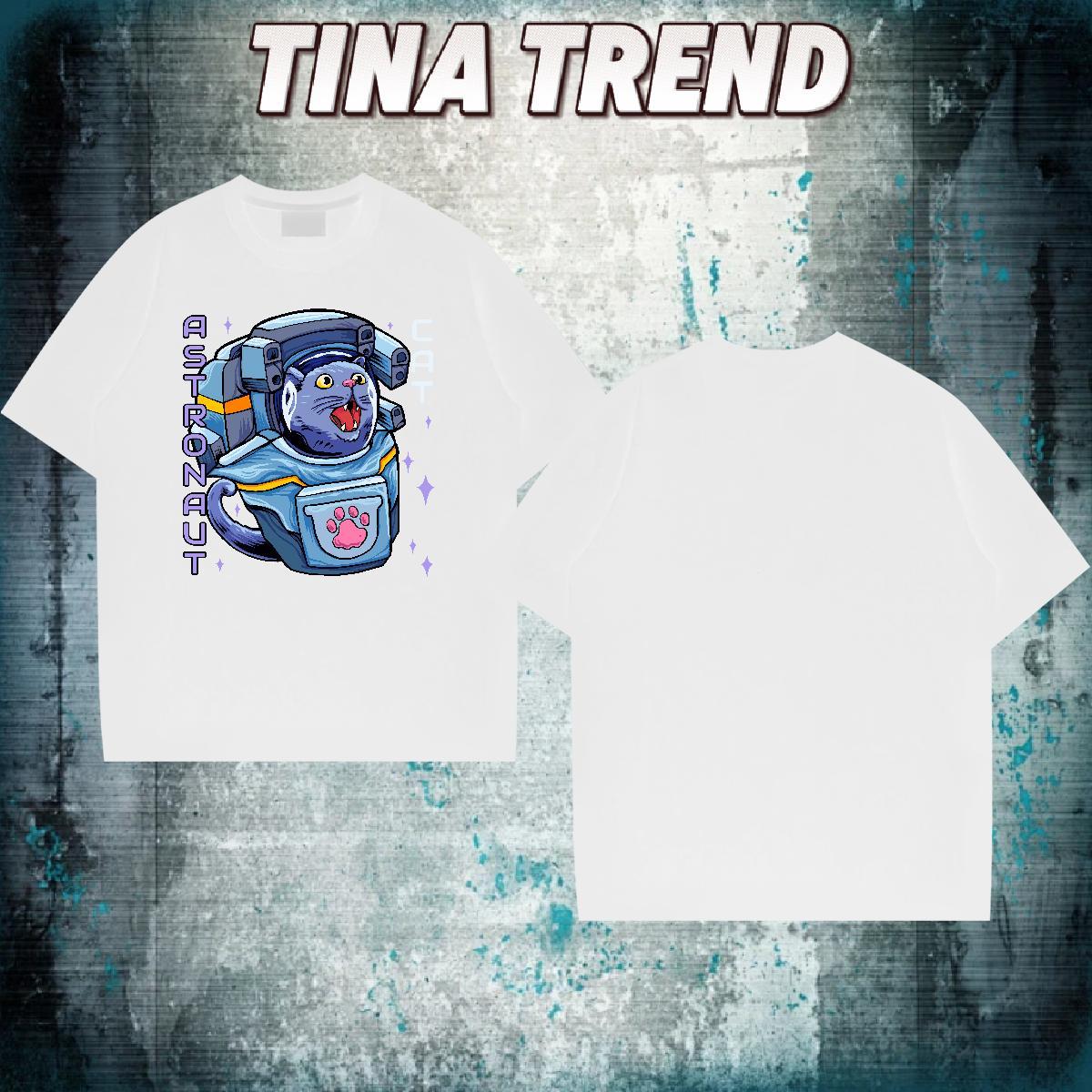 Fashion New T-Shirts 100% Cotton 230g cat Sport Tee Shirt Crew Neck Free Shipping Mens Tshirts Custom Big Size