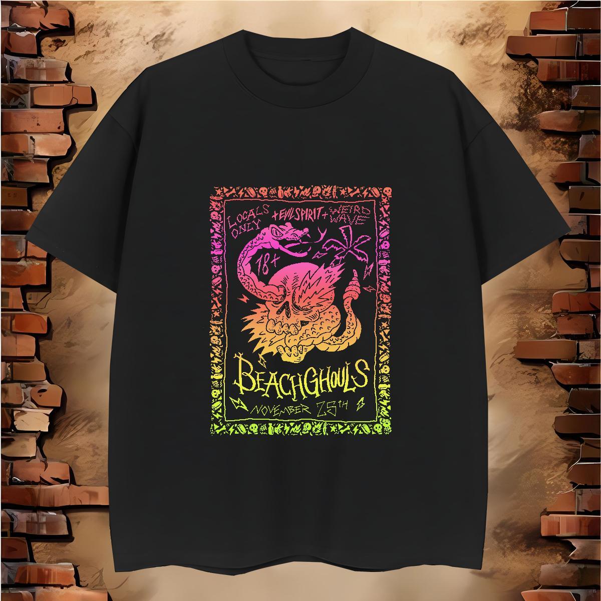 T-Shirts 100% Cotton 230g snake Casual Short Sleeve Soft Custom Cartoon Men Tops Tees DIY Customized TOP Quality Clothings