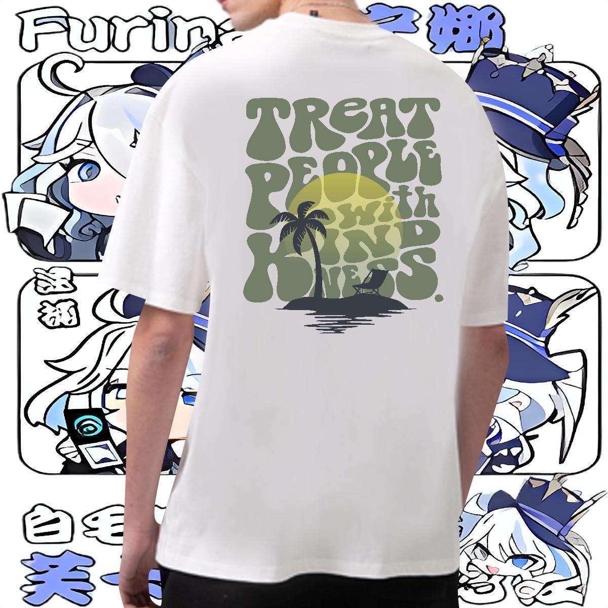 Customized Men T Shirts 230g 100% Cotton tree Casual Beach Clothings O Neck Short Sleeves Loose Fit Tshirt for Man Woman Plus Size Custom