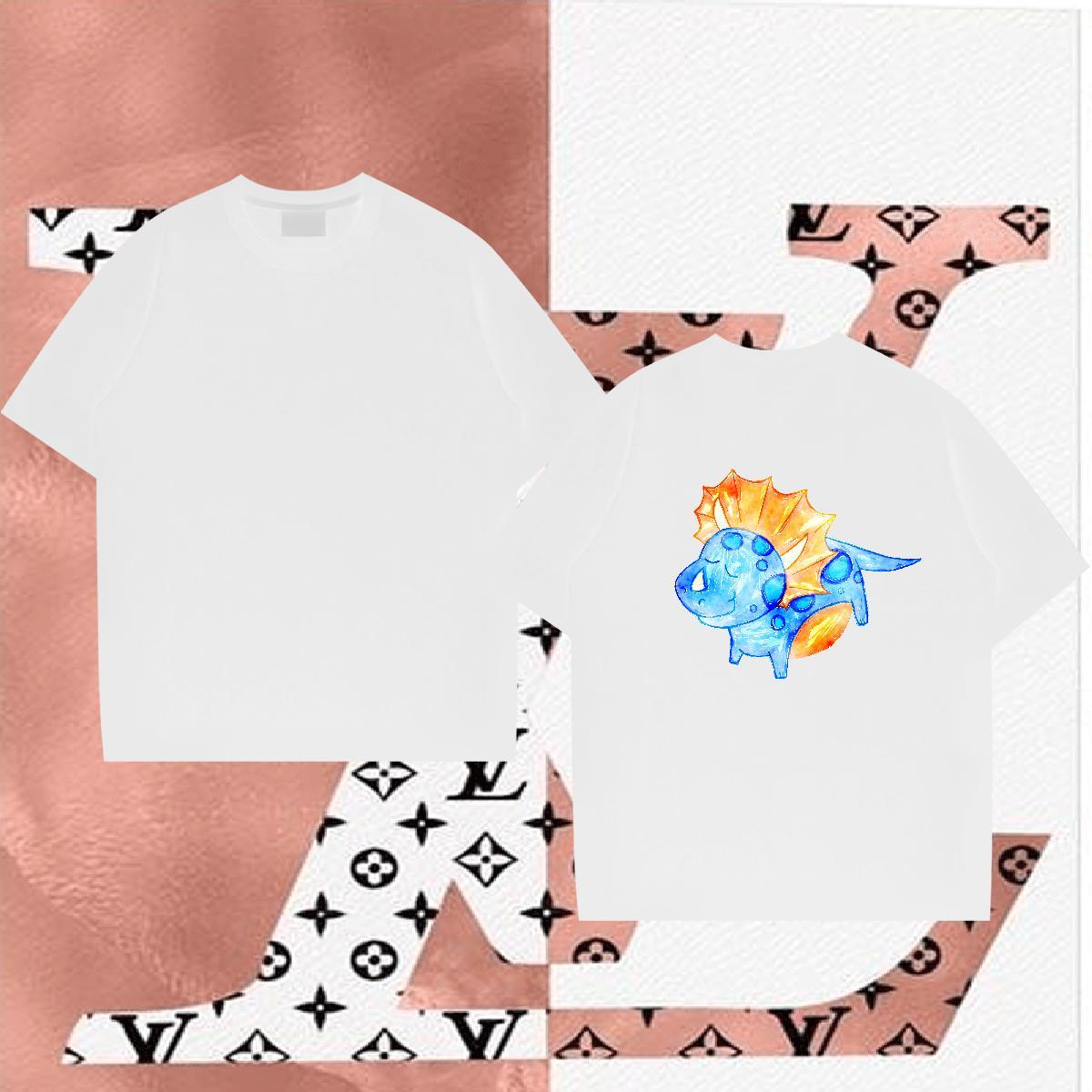 Brand T shirt 230g Cotton dog Sport Tees Short Sleeve O-Neck Unisex Men Tshirts Skull