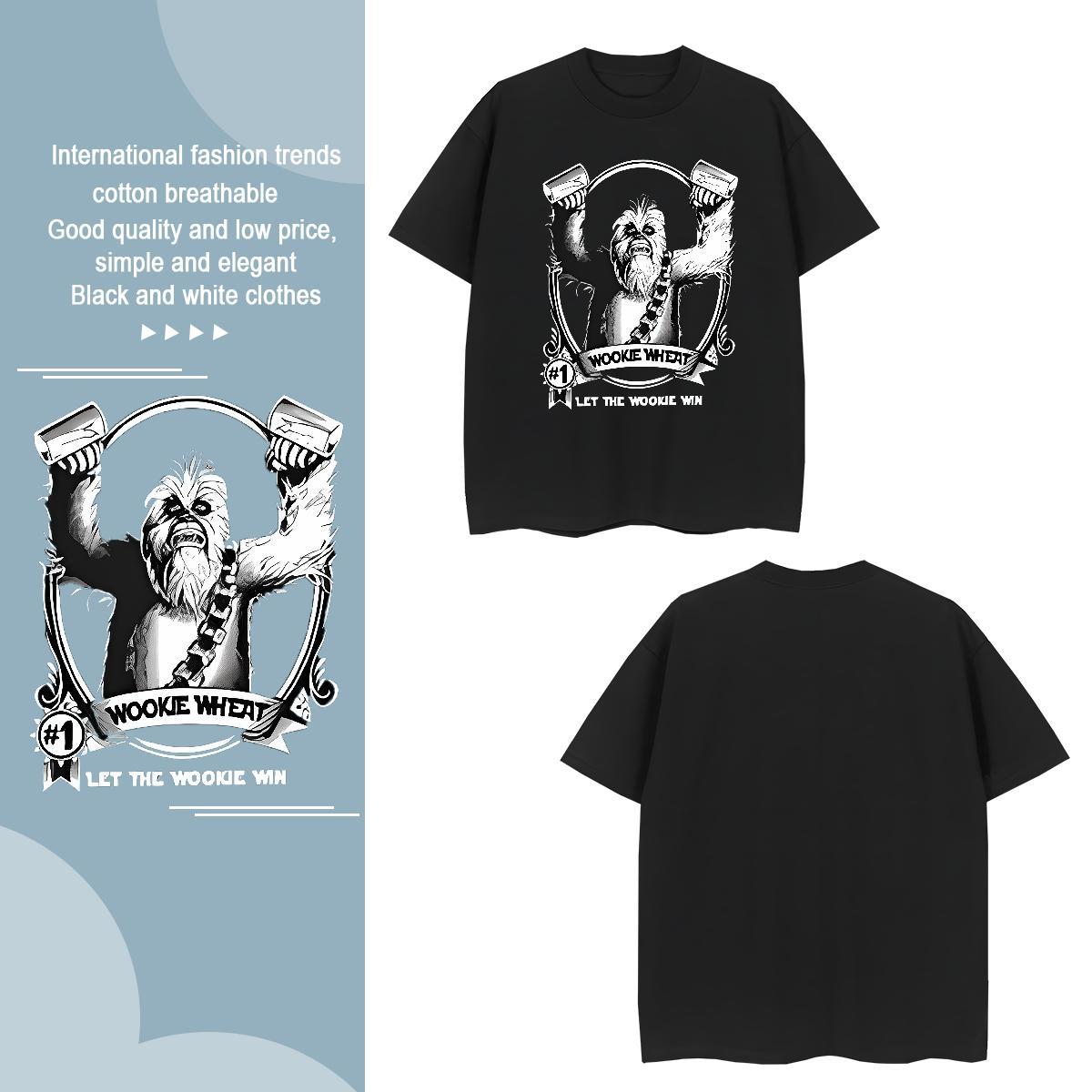 Popular Men Tops Tees 230g Cotton fierce Man T Shirts Summer Casual Crew Neck Customized Print Fashion New Tees Shirts