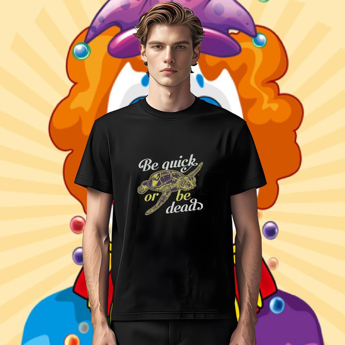 Customized T shirt 230g Cotton tortoise Spring Summer Wear Breathable Cool Men Clothes T-Shirt Custom Big Size