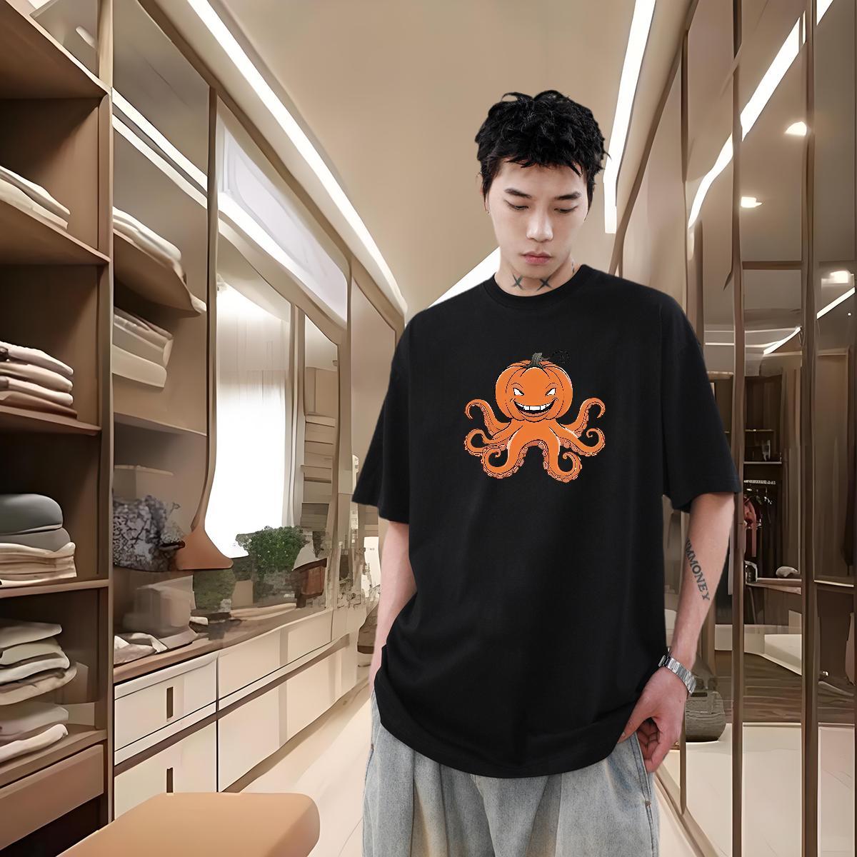 New T-Shirts 230g 100% Cotton Home Outdoor Tops Shirt O Neck Short Sleeves High Quality Tshirts Custom Printing