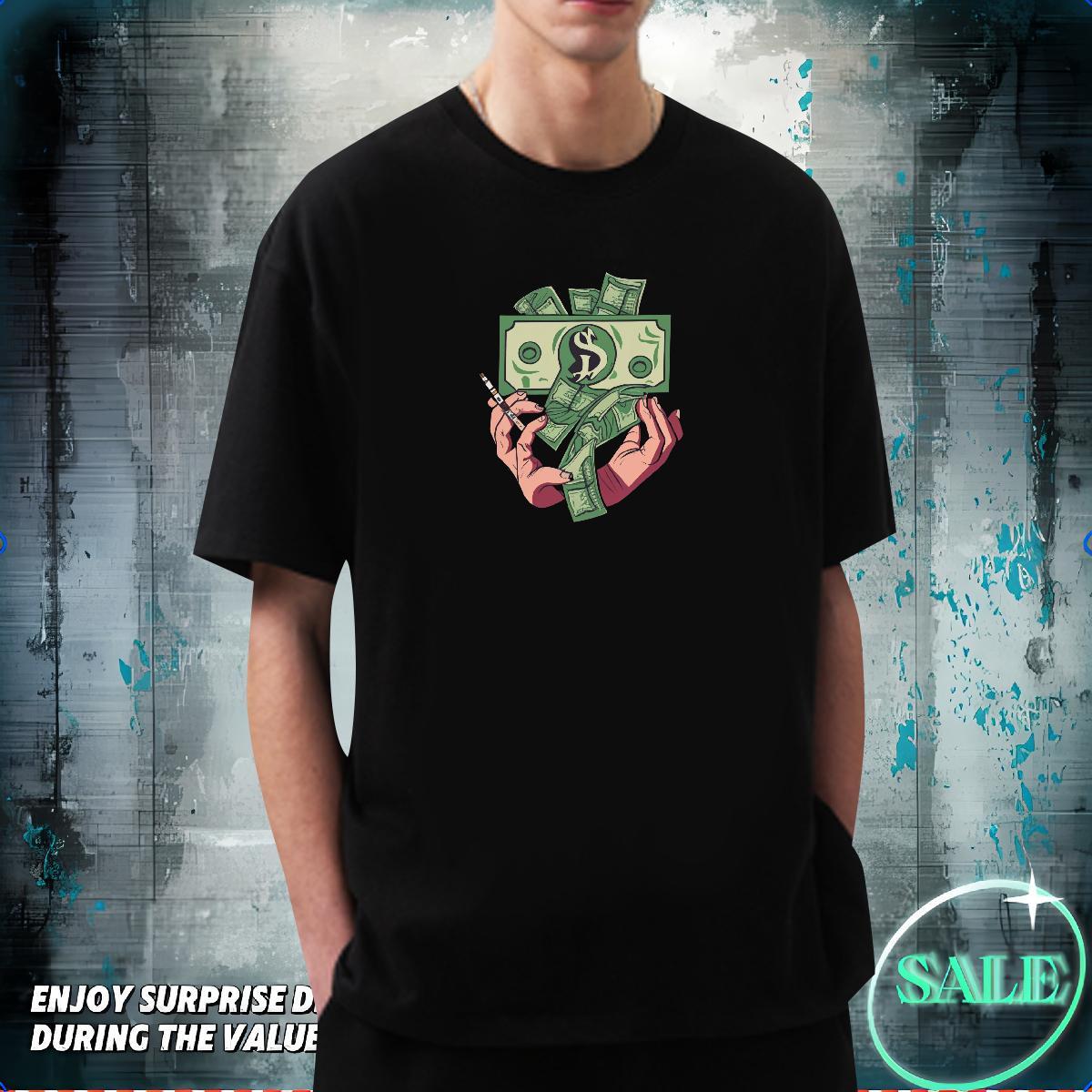 2024 New Mens T Shirts skull Wear 230g Cotton Casual Beach Brand Custom Printing Pure Cotton Couples T Shirts