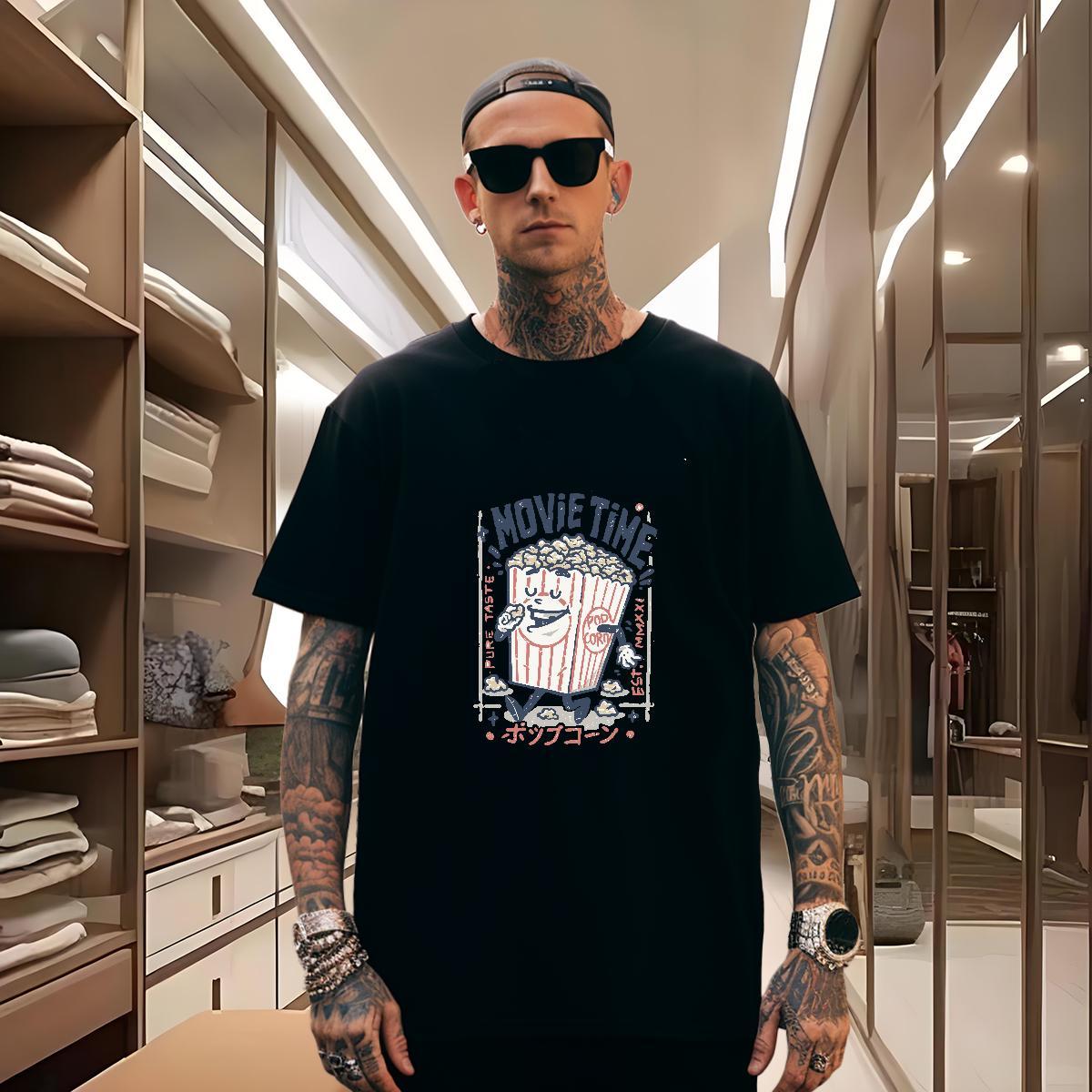 Man T Shirts 100% Cotton 230g icon Sports Casual Breathable Short Sleeve Custom Print Plus Size Mens Tshirts 2024 Designer TOP Quality Tops Shirt