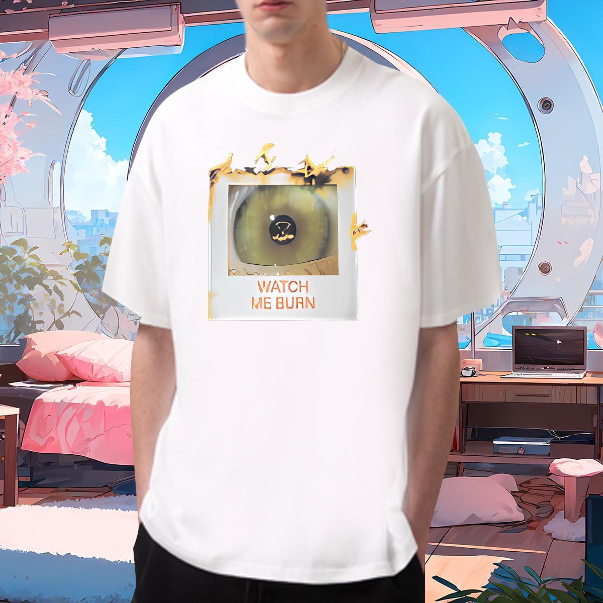 Man T Shirts 230g 100% Cotton eyes Daily Wear Round Neck Short Sleeve Plus Size Custom Tshirt for Man Woman Stylist Cool Top Tees