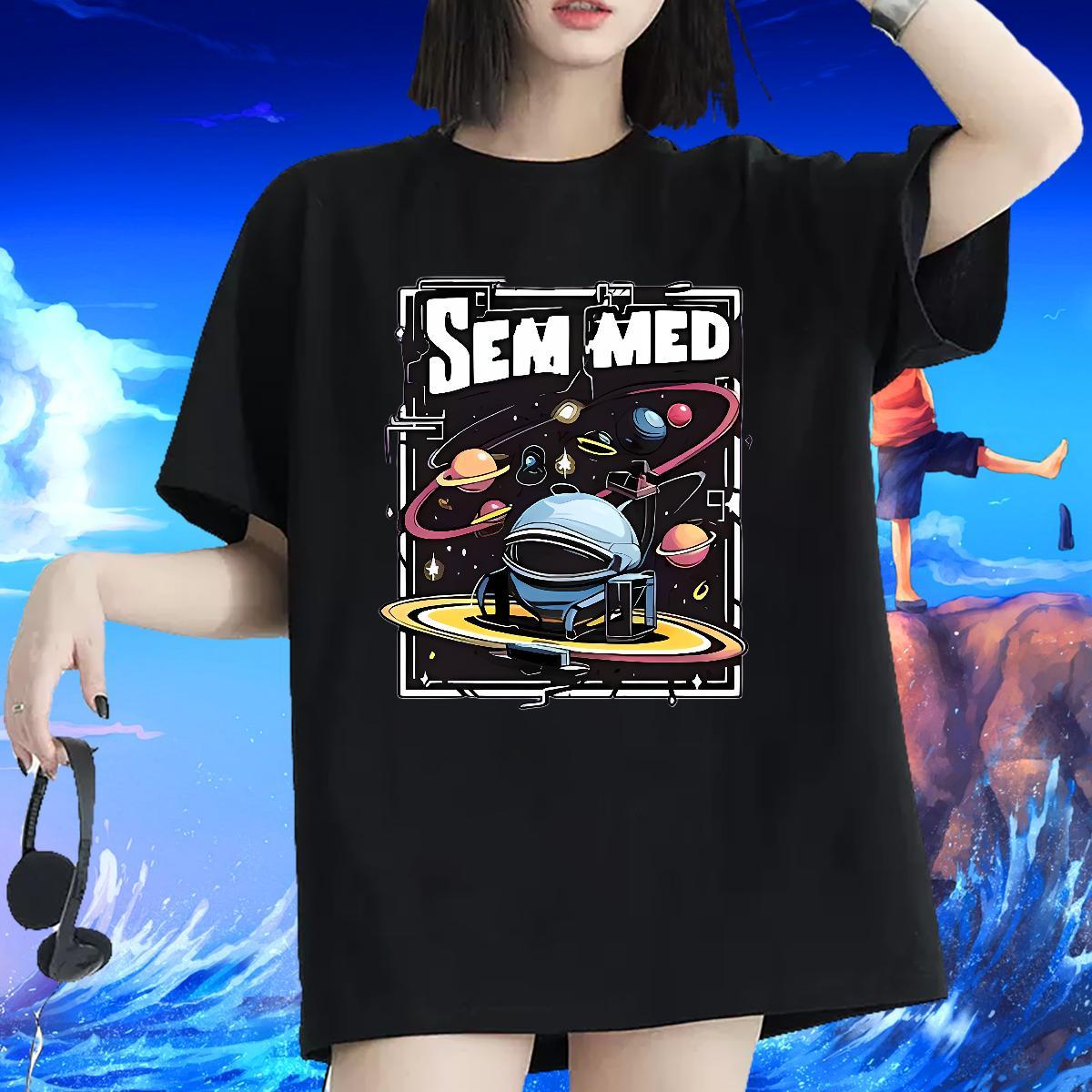 Loose fit Women T Shirts Breathable Soft Women Tshirts Oversized star Street Casual 230g Pure Cotton Fashion Casual Top Shirts