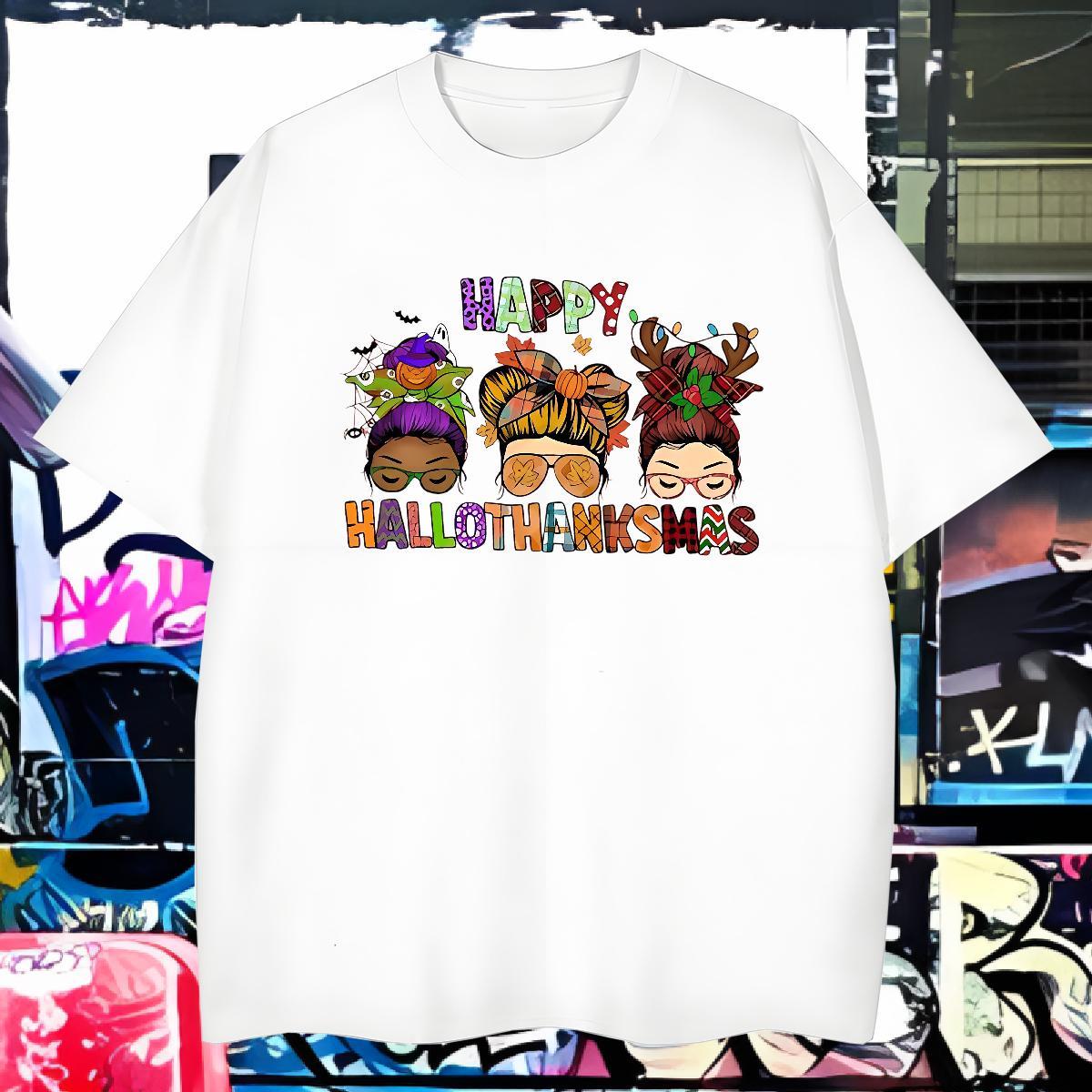 Men T Shirts 230g Pure Cotton halloween Sport Breathable Short Sleeve DIY Anime Tshirt for Man Woman Classic Casual Comfortable Wear