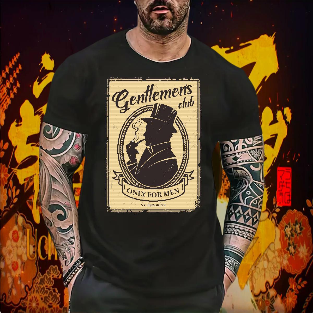 T-Shirts for Men 100% Cotton 230g portrait Outdoor Short Sleeve O-Neck Custom Big Size Tshirts Fashion Designer Free Shipping Tee Shirt