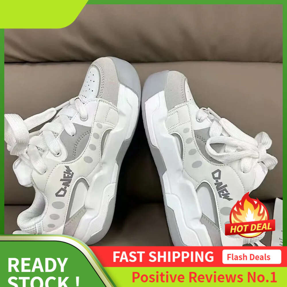 Ddmyoutdoor Men Women Casual Eightened Thick Soled Vintage Style Trend Versatile Comfortable Couple Clunky Shoes Grey Free Shipping Outdoor