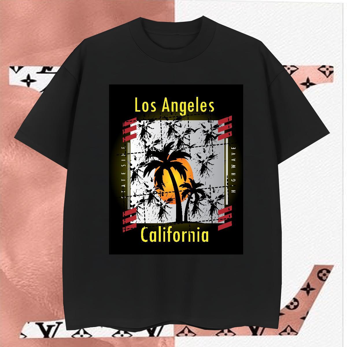 T Shirt For Man 230g Cotton tree Outdoor Pure Cotton Anime Print Men Tees Classic Casual Unisex Tshirts