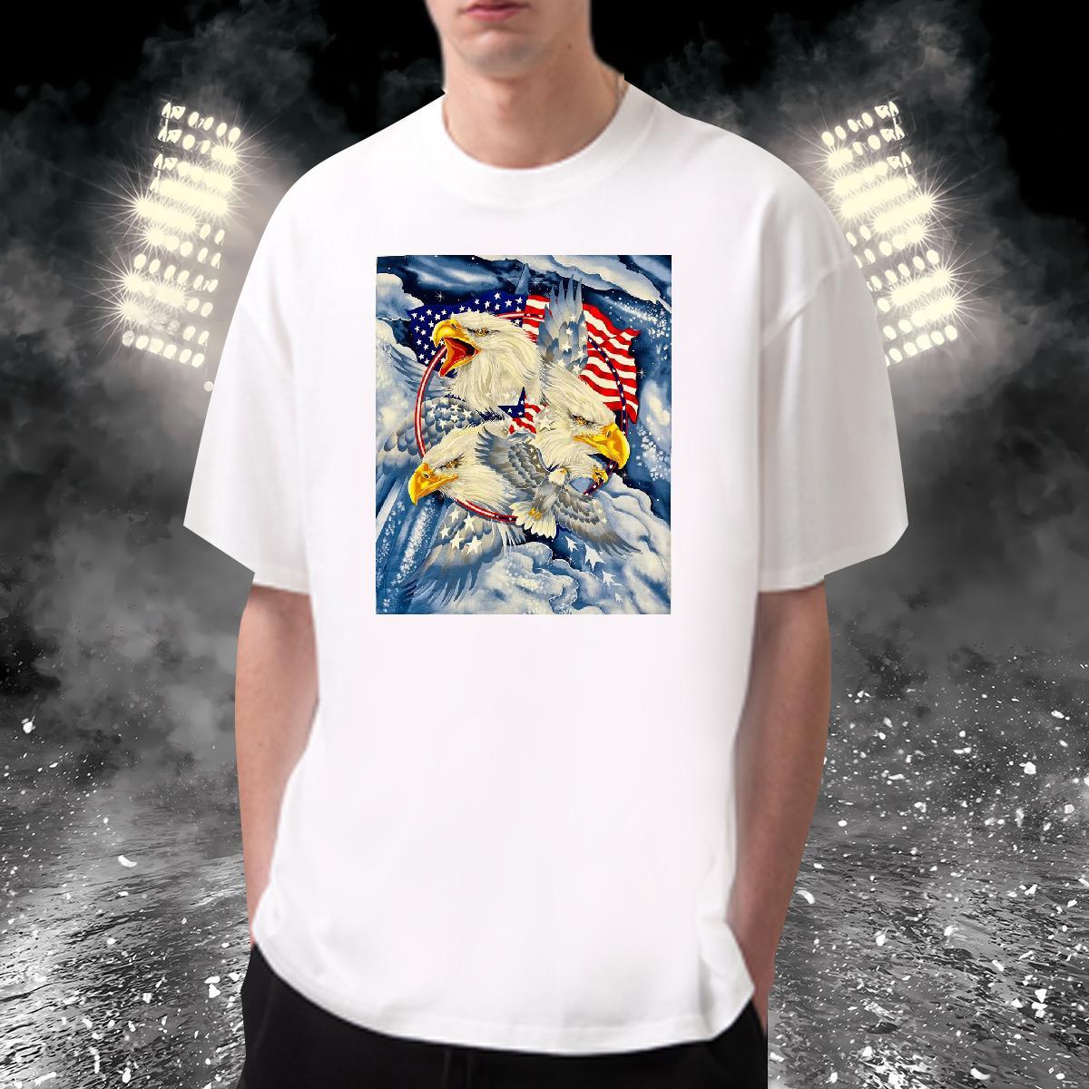 T Shirts Men 230g Pure Cotton cool High Street Hip Hop Breathable Soft DIY Printed Men Tops Tees New Designer Loose Polos