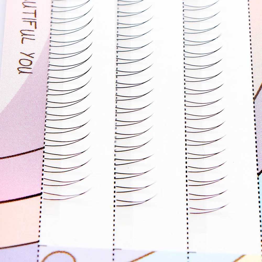 New flame under eyelash comic natural bottom eyelash soft comic eyelash crease eyelash cluster Korean makeup hot W240803