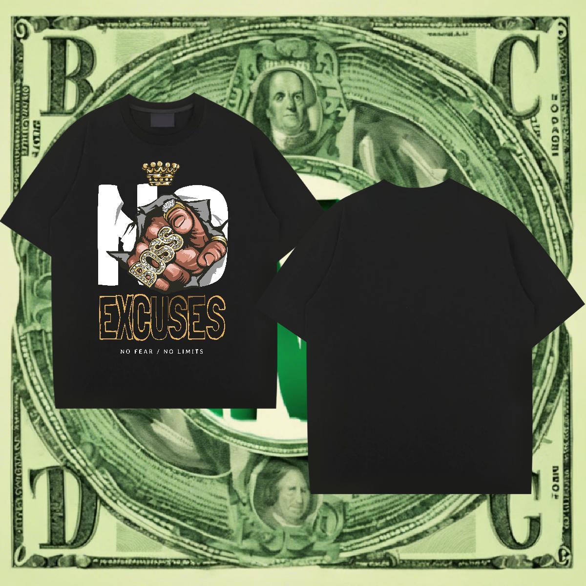 Soft Tshirts 100% Cotton 230g Casual Beach letter Cartoon Printing L-4XL Short Sleeve O-Neck 2024 New T shirt Tee Shirt