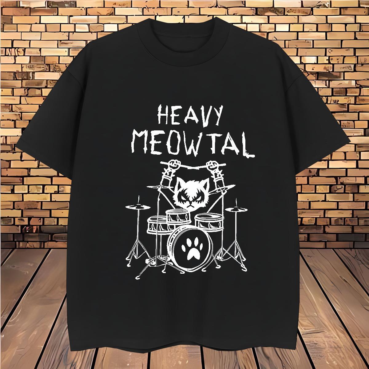 Men T Shirts 230g Cotton cat Sports Casual Short Sleeve O-Neck Black Oversized Mens Tshirts New Designer High Quality Tops Tees