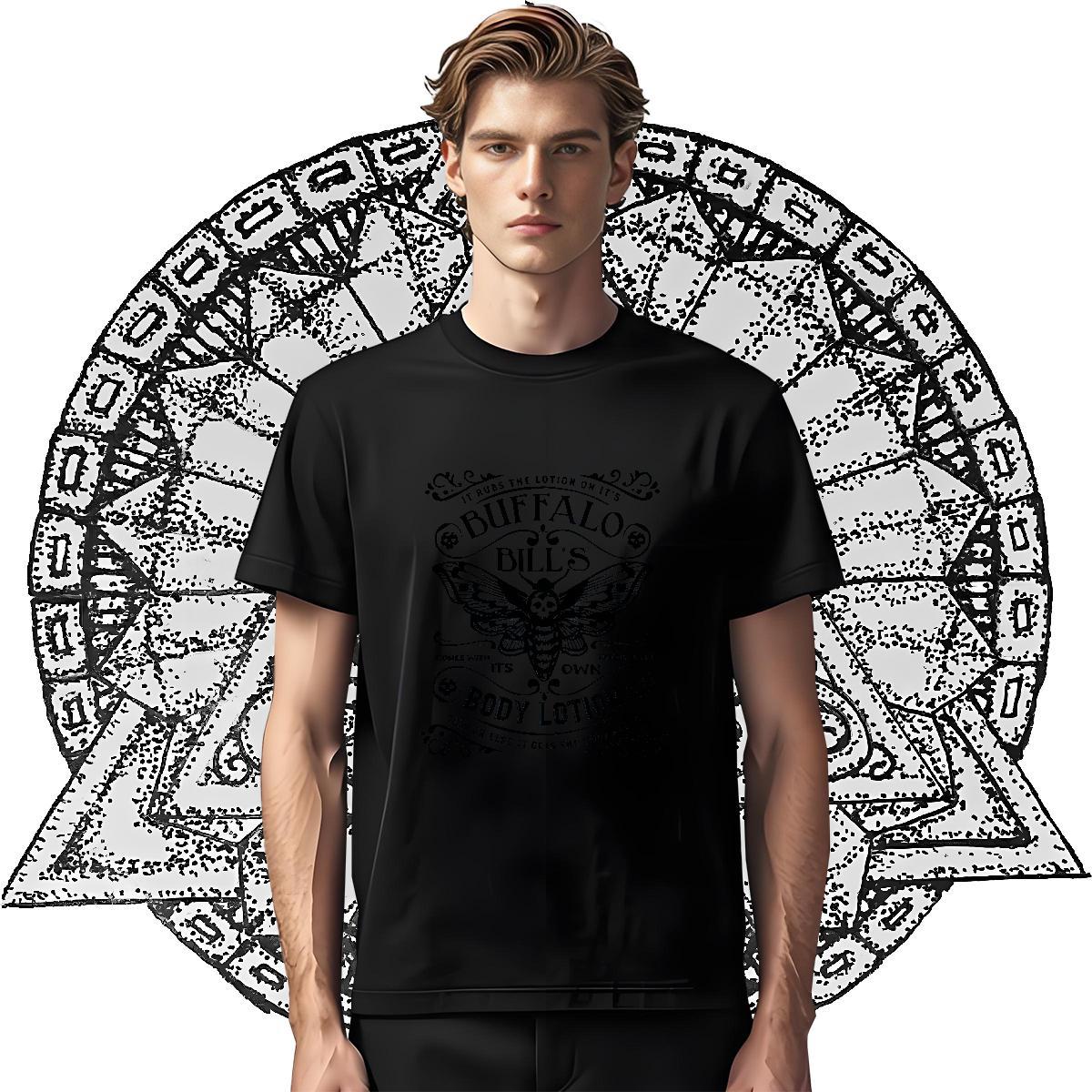Classic T Shirt For Man 230g Pure Cotton Butterfly Beach Tops Breathable Short Sleeve Designer Mens Tshirts Custom Big Size