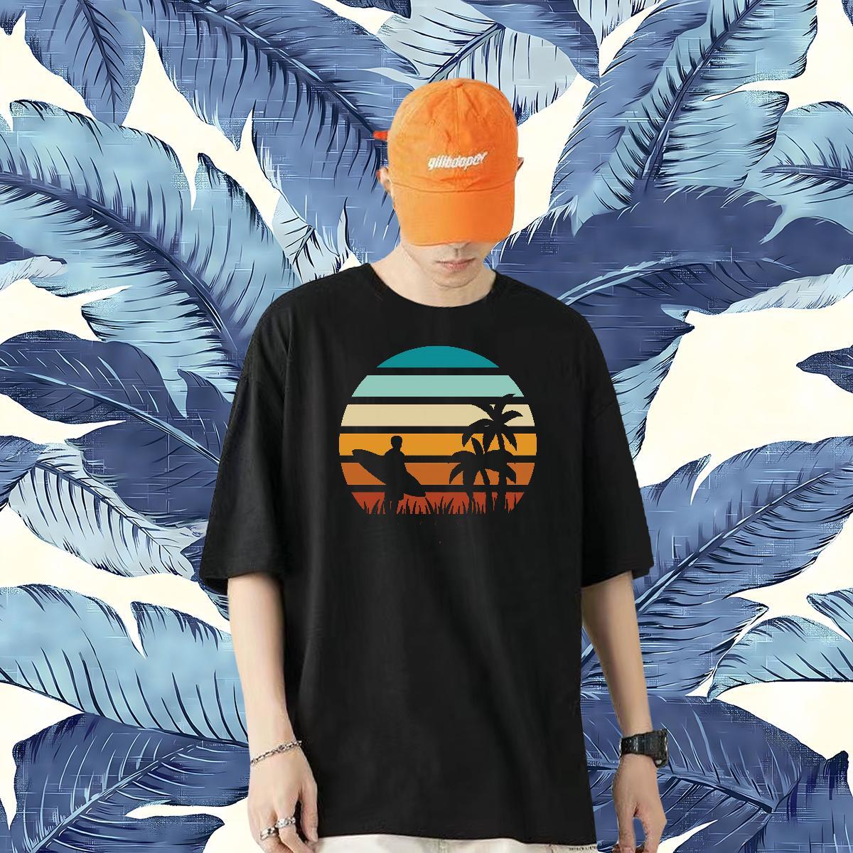Customized T Shirts Men 230g 100% Cotton tree Casual Daily Wear Clothings Breathable Soft Cool Design Tshirt for Man Woman Oversized 4XL
