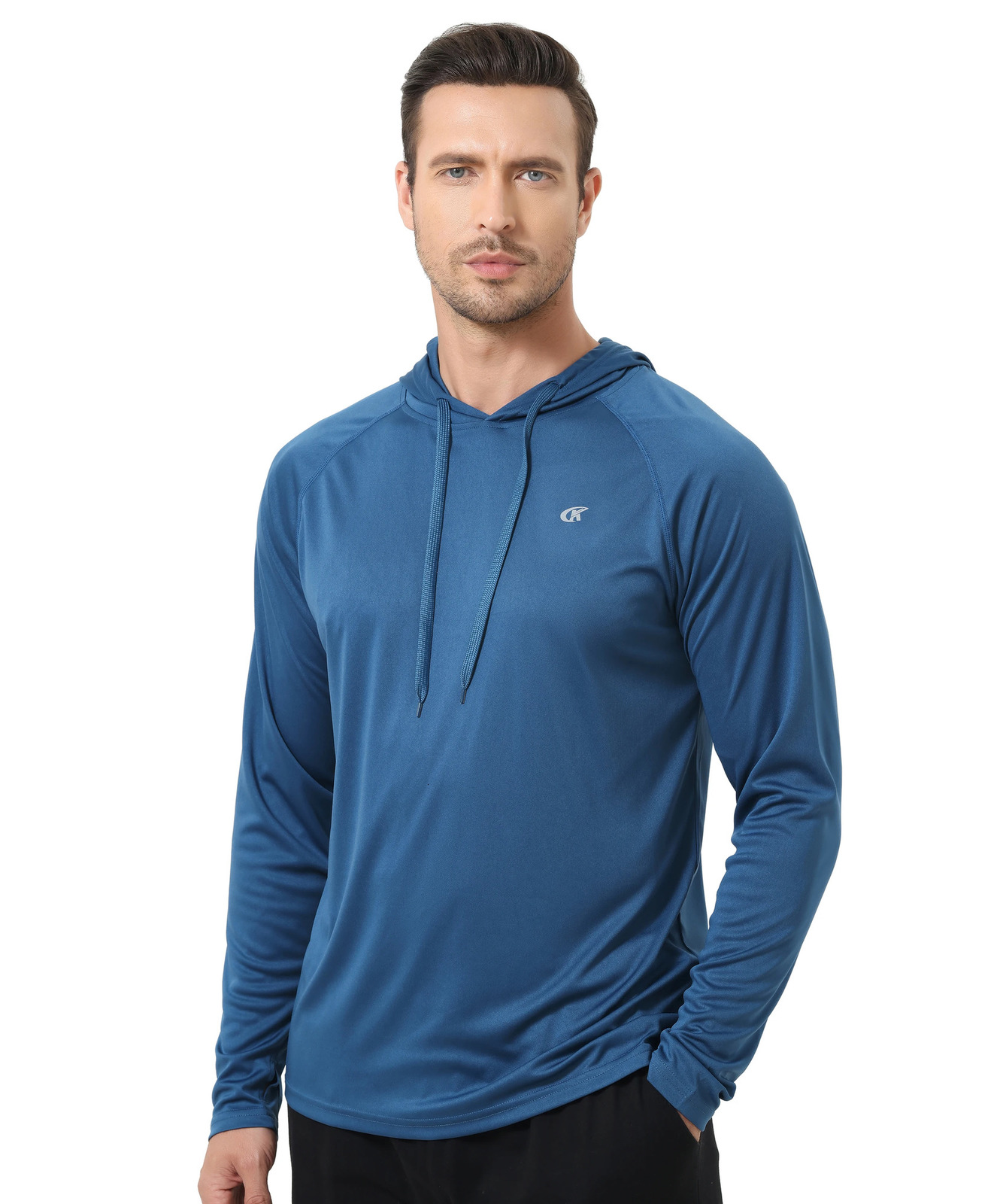 Summer Men Fishing Shirts Cooling Hoodie Mens Long Sleeve UPF 50 Rash Guard Tracksuit Running Hiking Jogger Shirt y240819