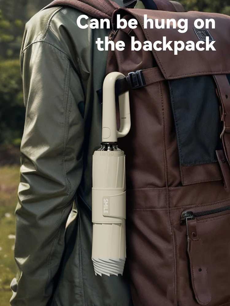 Extra Large Reinforced Wind-resistant Rain-resistant Dual-purpose UV-resistant Fully Automatic Ring-buckle UmbrellaXJ22