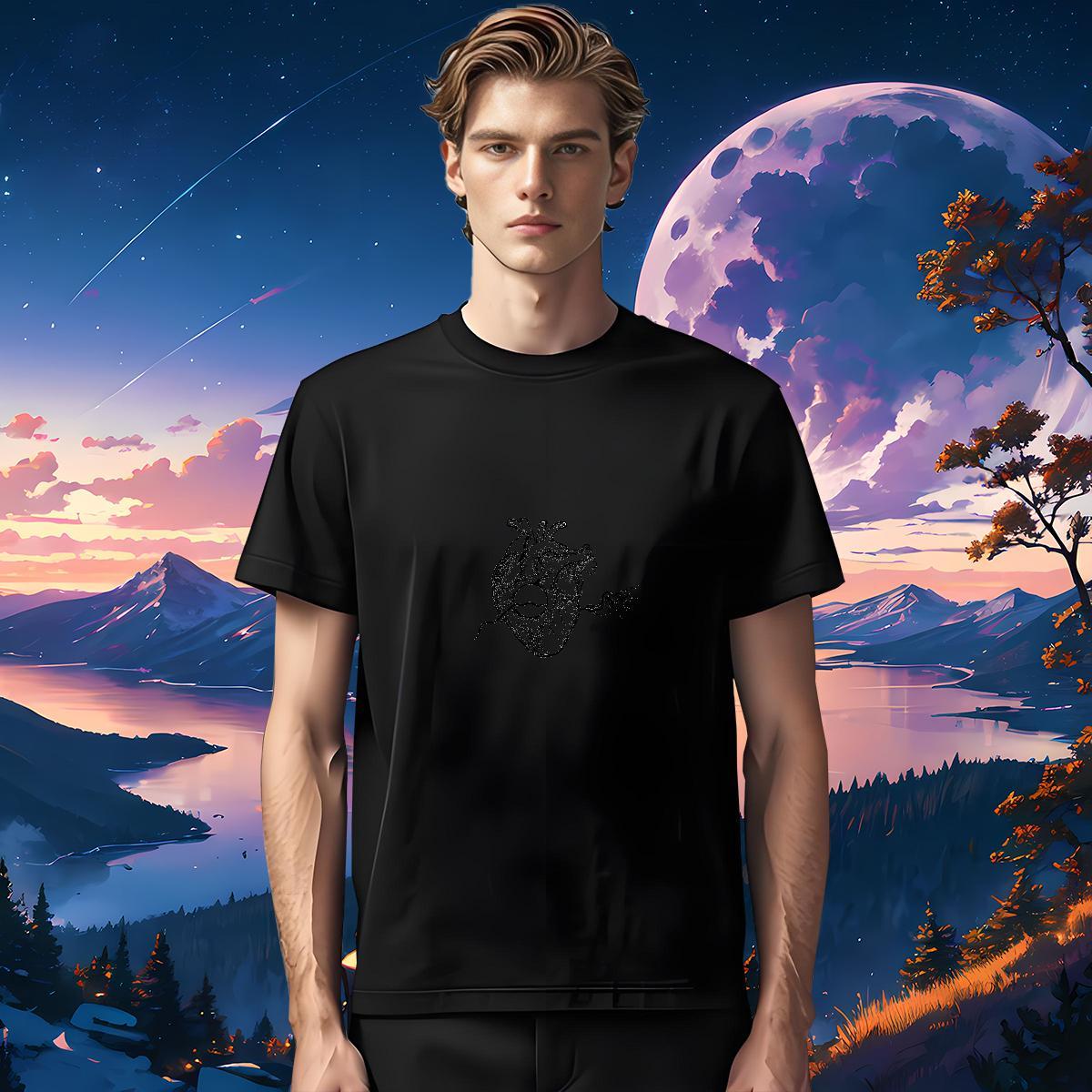 Casual New T-Shirts skull Wear 100% Cotton 230g Street Brand Asian Size O Neck Short Sleeves Men Tshirts