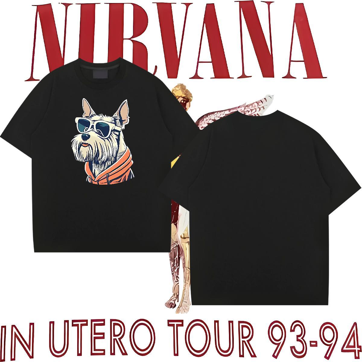 DIY T-Shirts 230g Cotton dog Casual Beach Tshirts Breathable Crew Neck Loose Fit Men Tees DIY Anime