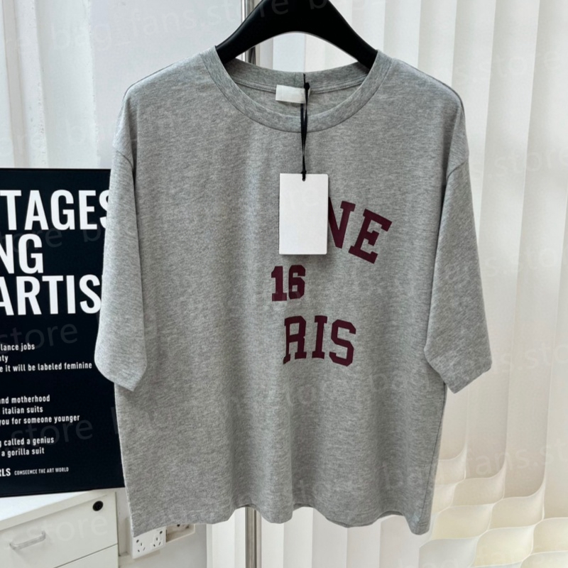 Fashion Designer T-shirts for Women Summer Short Sleeve Top with Round Neck 26898