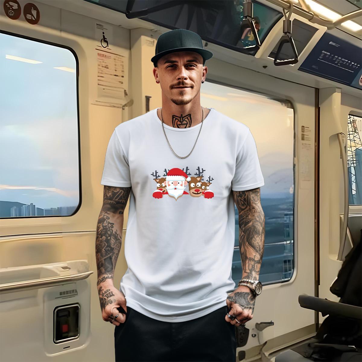 Classic Casual T-Shirts for Men 230g Cotton Street wear Hip Hop Top Tees O-Neck Short Sleeve Brand Men Tees Custom Print Oversized