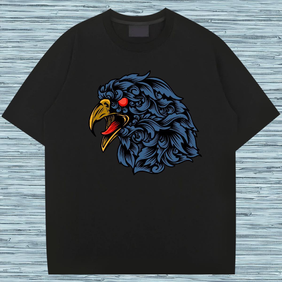 T shirt 100% Cotton 230g eagle Sport O-Neck Short Sleeve Custom Big Size Men Clothes T-Shirt Factory Direct Designer Tees Shirts