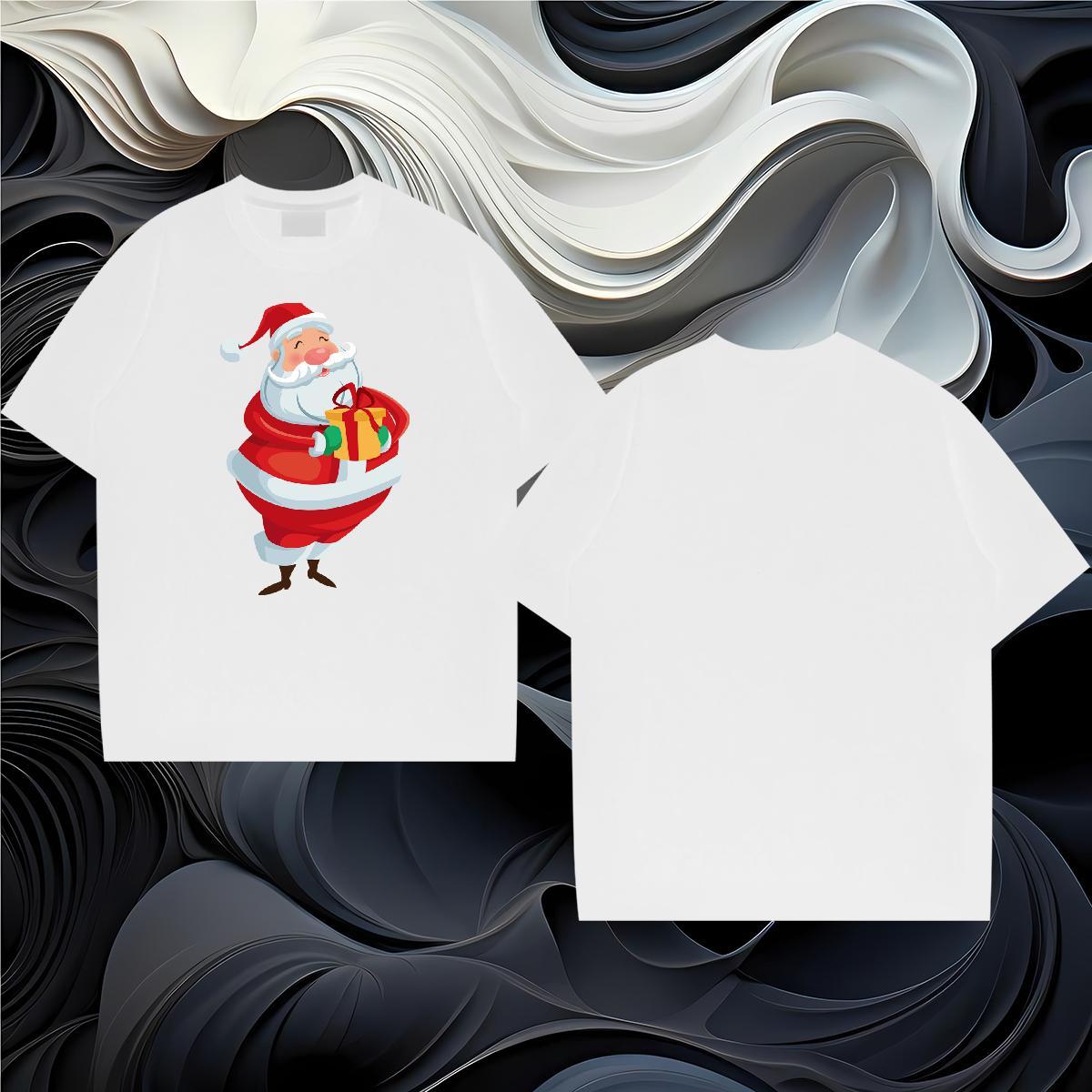 Customized T-Shirts 230g 100% Cotton Casual Daily Wear Tshirts Crew Neck Breathable Classic Men Clothes T-Shirt DIY Printed