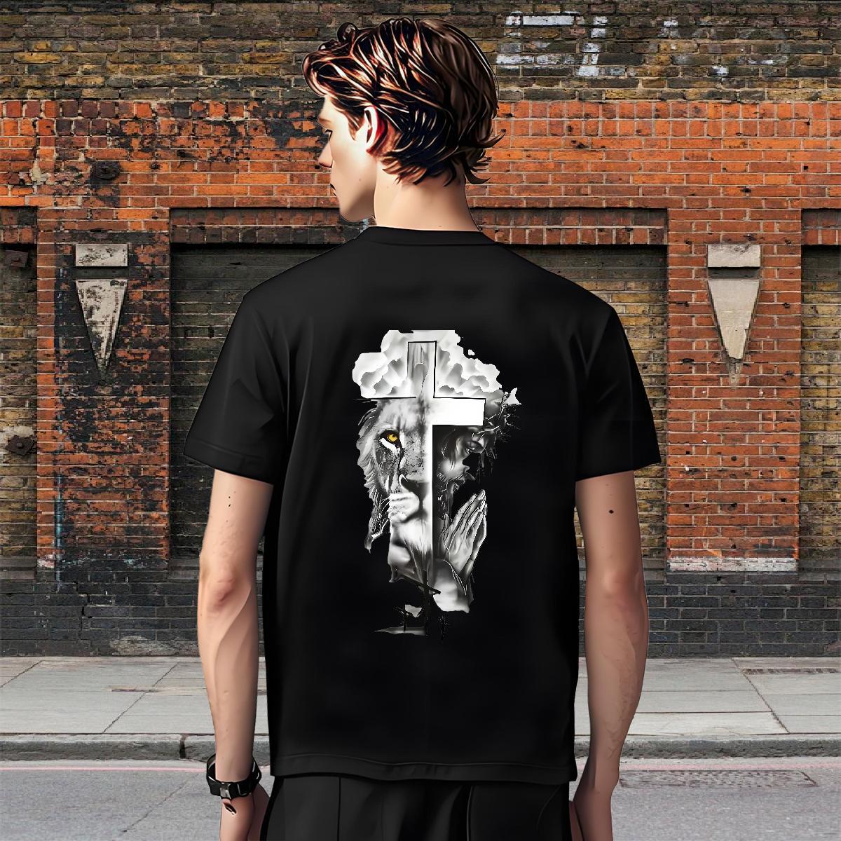 Customized Man T Shirts 230g Cotton Casual Clothings O-Neck Short Sleeve Cool Tshirt for Man Woman Oversized