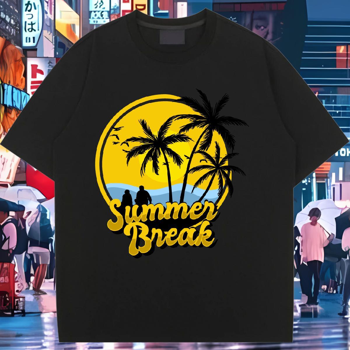 Designer Women T Shirts Breathable Tshirt for Man Woman Plus Size Cartoon sun Casual Beach 230g Pure Cotton 2024 Designer Tees